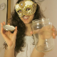 An attractive American girl wearing a mask records herself pissing and shitting into a glass jar. Nice video! 720P HD. 197MB, MP4 file. Over 10.5 minutes.